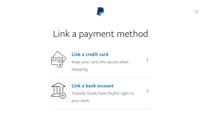 link credit card