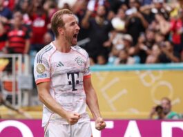 Kane brace sets up Club World Cup last eight clash with PSG