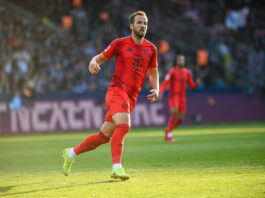 Bayern Munich striker Harry Kane