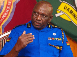Inspector General of the NPS, Douglas Kanja, received a detailed presentation on the ongoing partnership between the National Police Leadership Academy (NPLA) and the United Nations Development Programme (UNDP) on May 22, 2025. PHOTO/NPS. ________________________________________ Elgeyo Marakwet