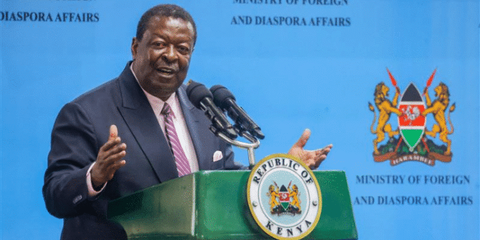Prime Cabinet Secretary Musalia Mudavadi. Photo: OPCS