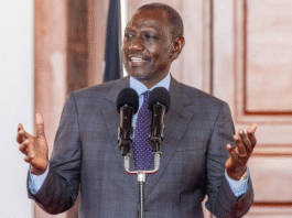 President William Ruto speaking at State House Nairobi. PHOTO PCS