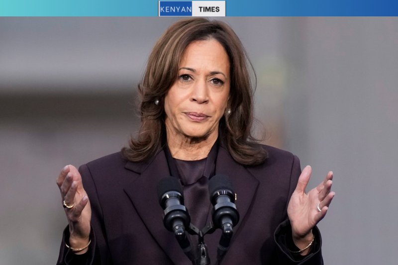 Kamala Harris announces she won