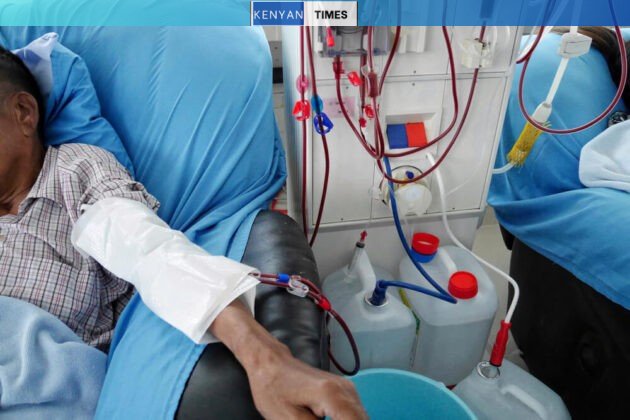 Dialysis machine used for kidney failure treatment in Kenya amid ongoing organ shortage.