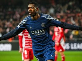 Paris Saint-Germain forward Ousmane Dembele