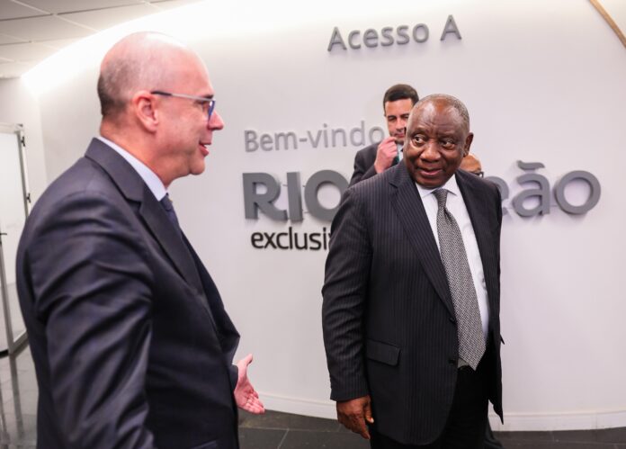 President Ramaphosa Arrives In Brazil To Attend BRICS Summit