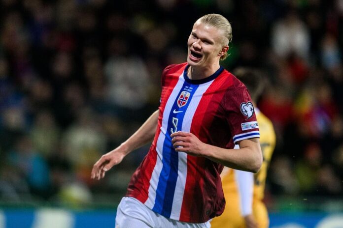 Erling Haaland of Manchester City and Norway