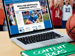 how to start a sports blog