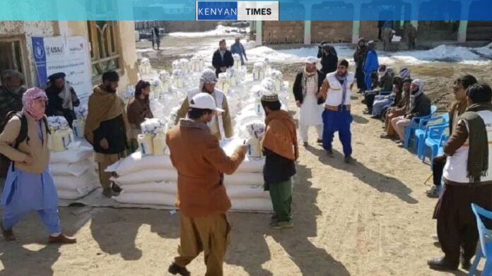 Over 4 mln Afghans receive humanitarian aid in 12 months 